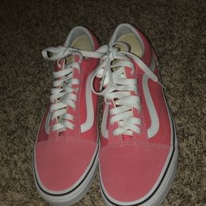Strawberry pink old skool vans